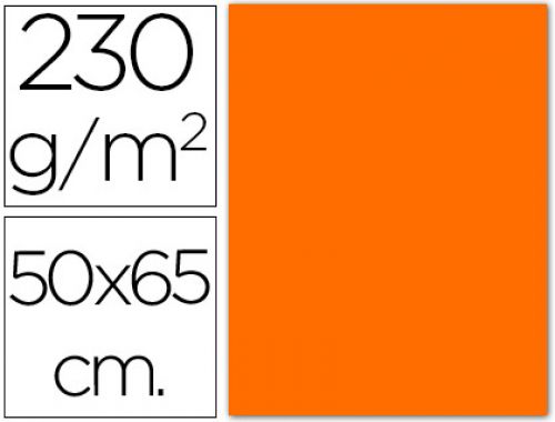 Cartolina fluorescente 50 x 65 cm 230 gr laranja , Sadipal , 13780 , 8427973154097